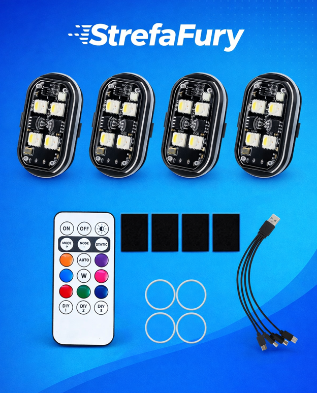StrefaFury™ | Oświetlenie Ambient LED RGB